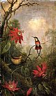 Passion Flowers and Hummingbirds 2 by Martin Johnson Heade